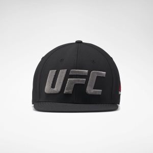 Reebok UFC Fight Night Flat Peak Mütze Damen - Schwarz - DE 294-YTR